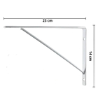 Suporte Mão Francesa Para Prateleira E Móveis 23x14cm | Ferta